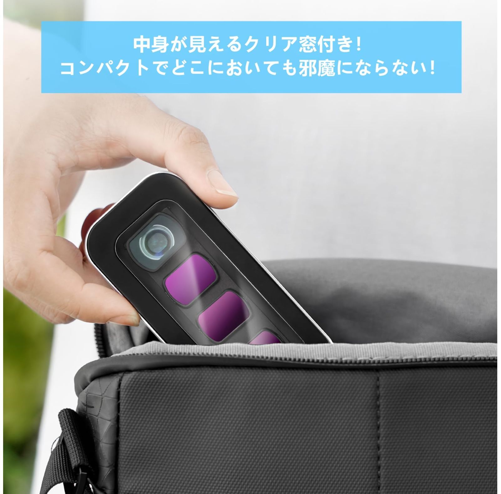 特価商品】4/3 フィルターケース Pocket 硬質ケース レンズフィルター4
