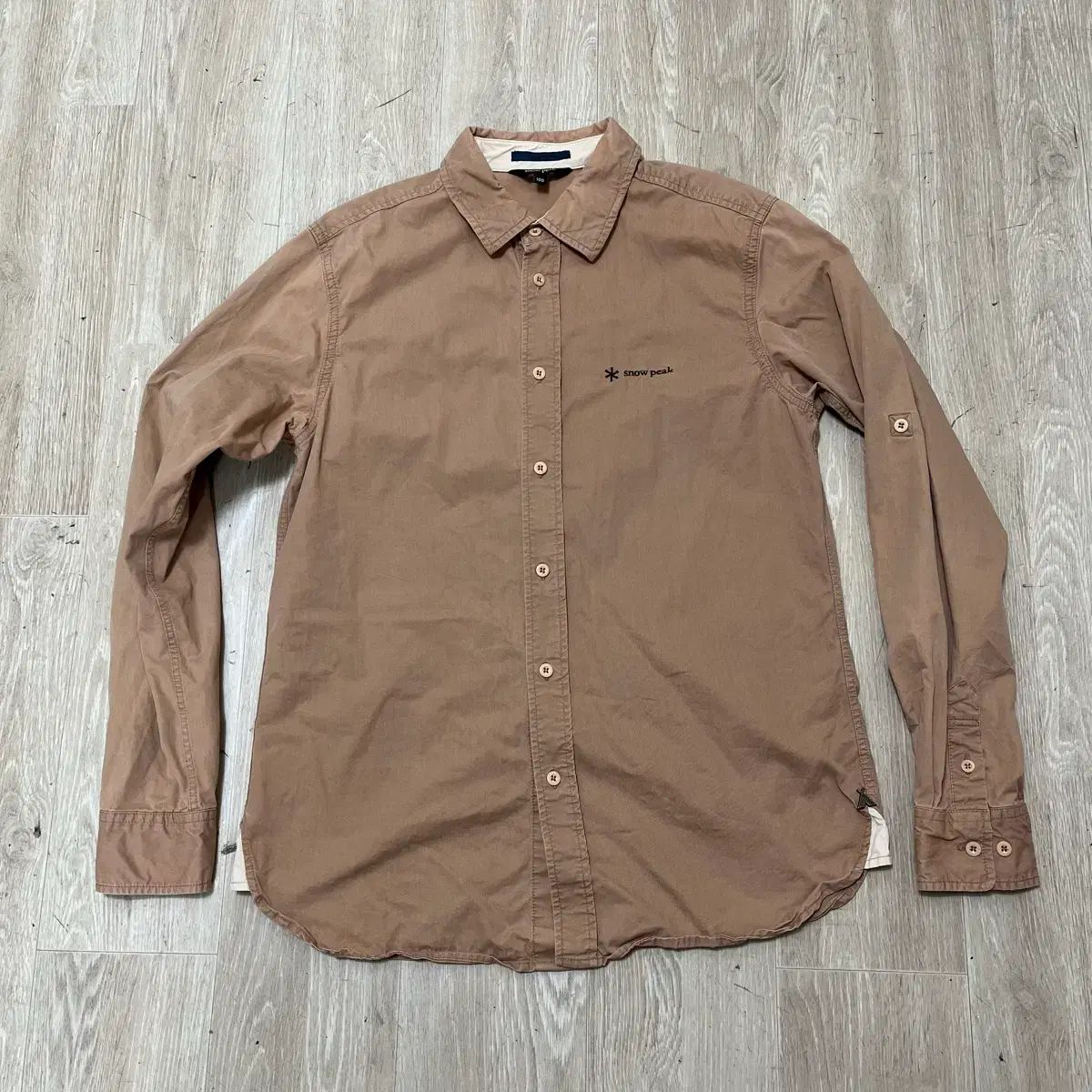 スノーピーク Classic ロゴ コットン シャツ L/100