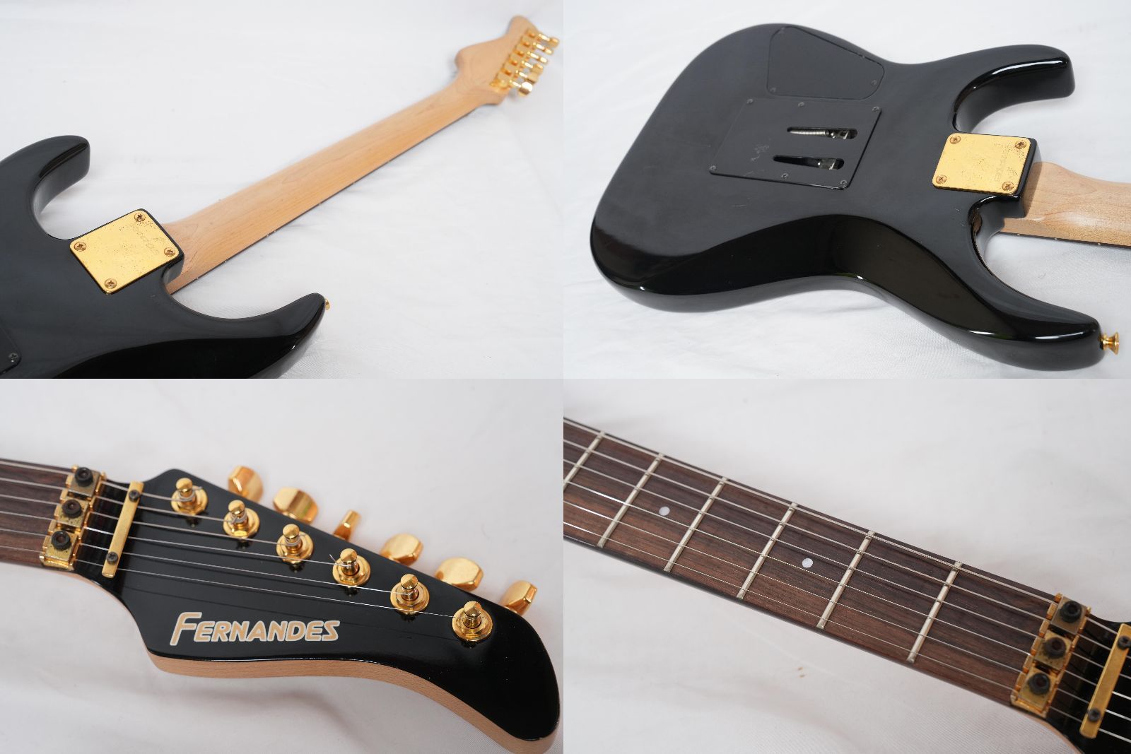 ☆FERNANDES REVOLVER FR-75 HSH BLACK MADE IN JAPAN 90年代