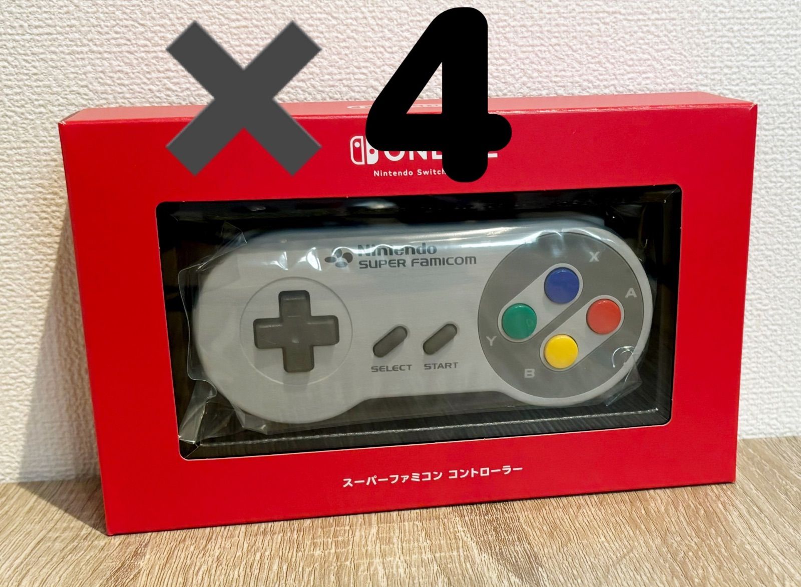 4個セット スーパーファミコン コントローラー Nintendo Switch 新品未 