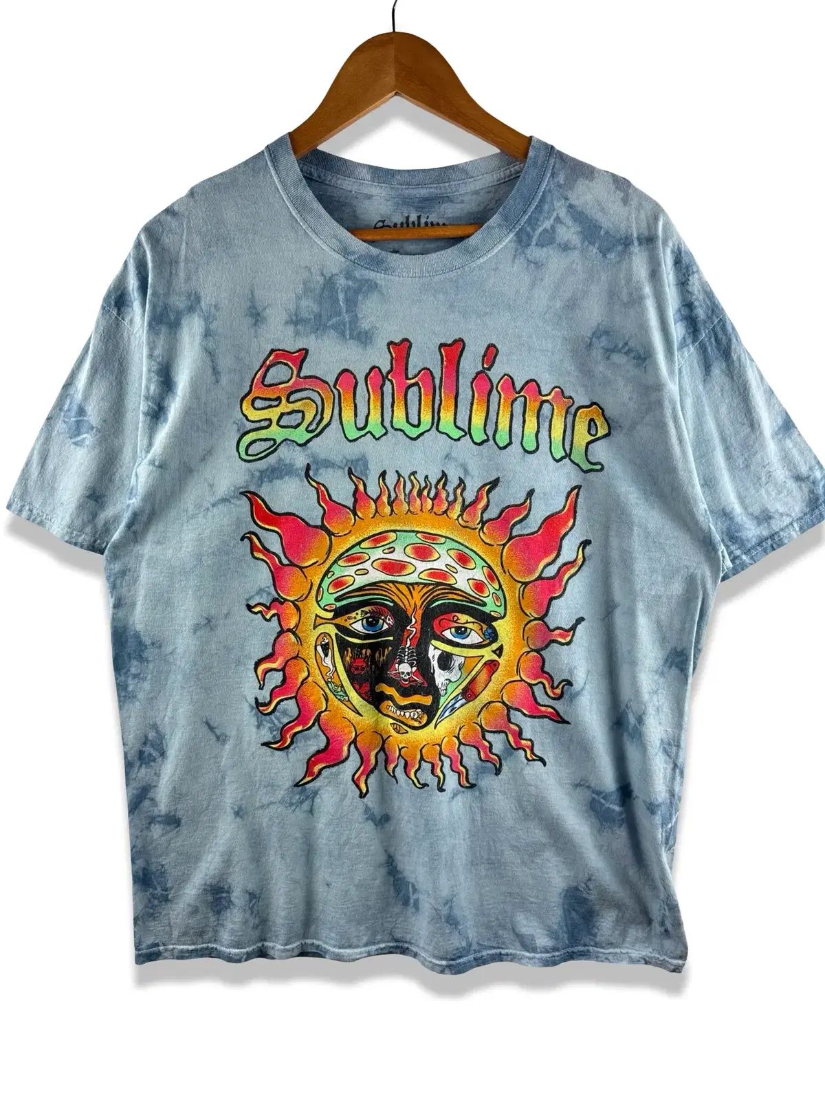 サブライム サンフェイス グラフィック タイダイ Tシャツ 3572