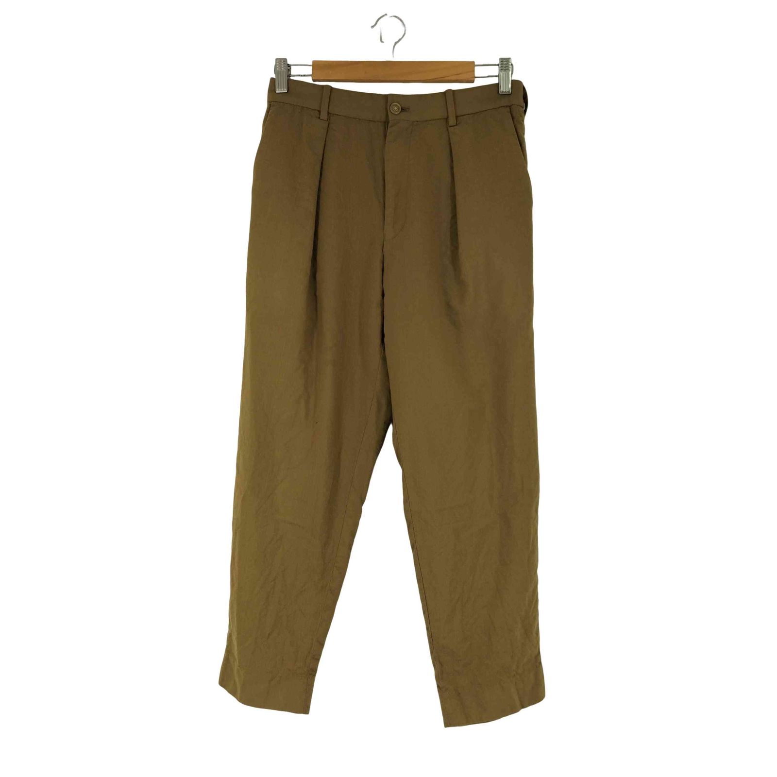 マーカウェア markaware FRONT PLEATS PEGTOP ORGANIC WOOL TROPICAL メンズ 表記無