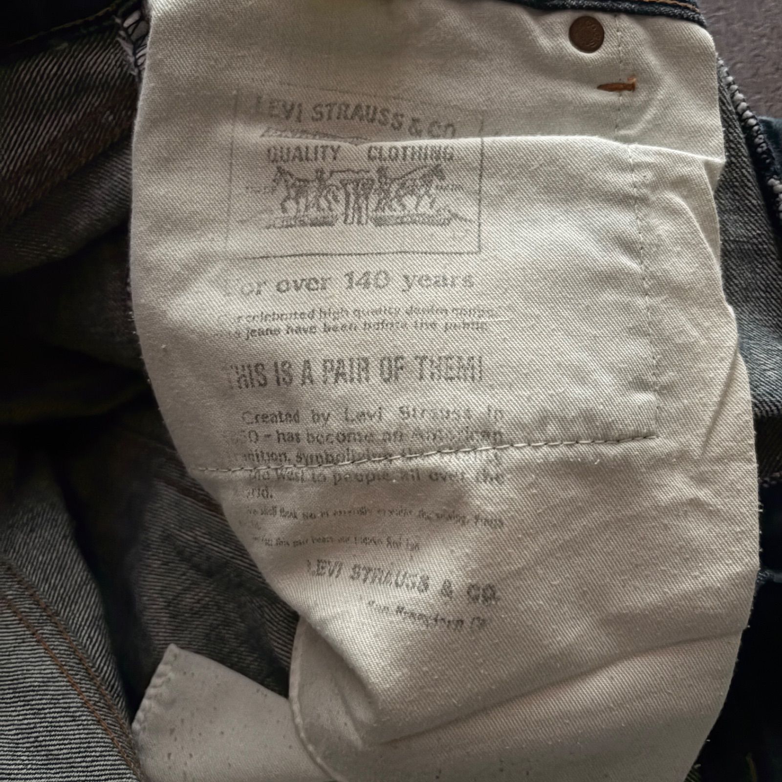 リーバイス Levis ストレートデニム ジーンズ ジーパン 502XX 赤耳 