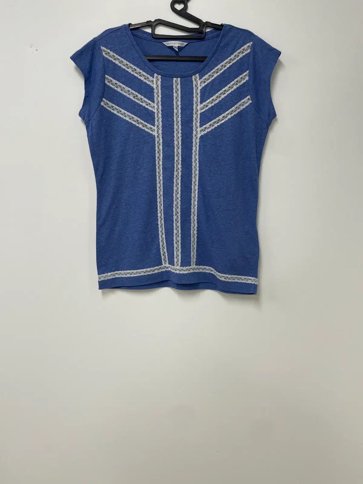 Victoria's Secret ヴィクトリアズ・シークレット 編み レース 半袖Tシャツ S/P