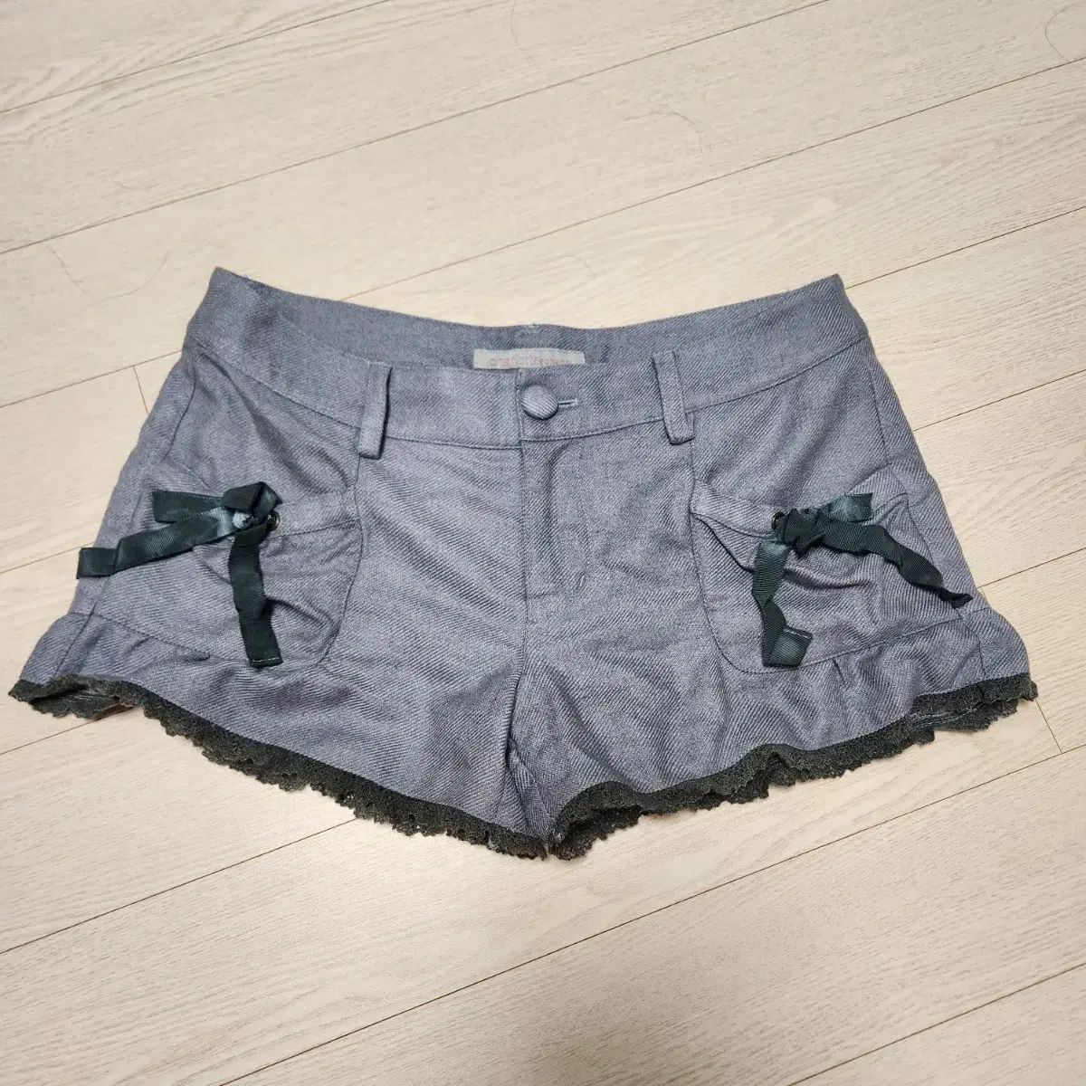 クローゼット断捨離兼セール中 ギャル 姉ギャル リボン レース フリル ハーフパンツ