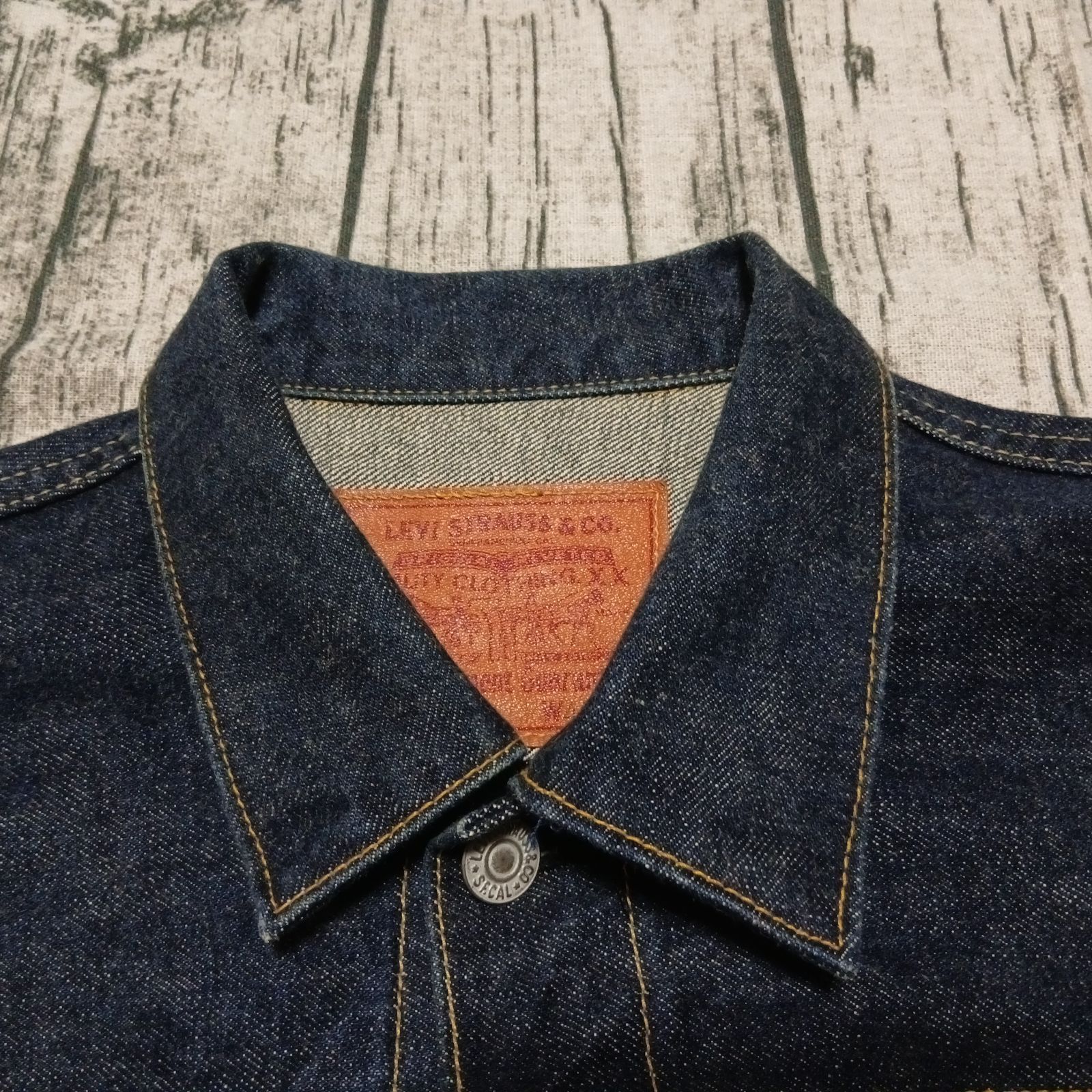 71506XX Levi's 40インチ 4つボタン 大戦モデル 98年製 size 40】大戦 4つボタン 98年製 Levi's 71506XX ファースト 日本製 短