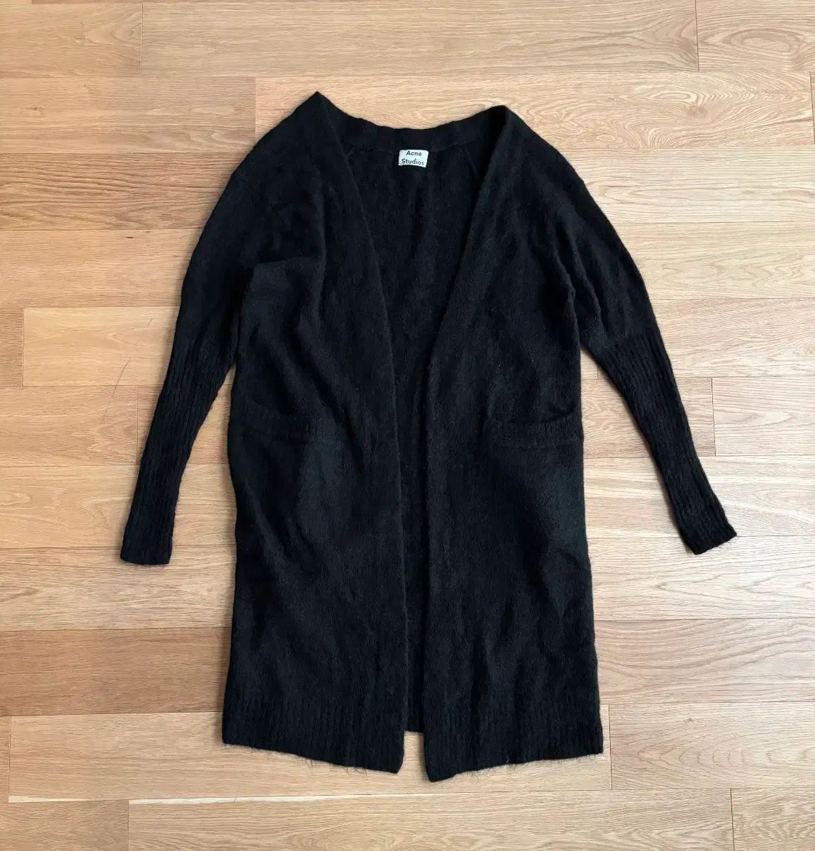 Acne Studios アクネ モヘア カーディガン ブラック XXS