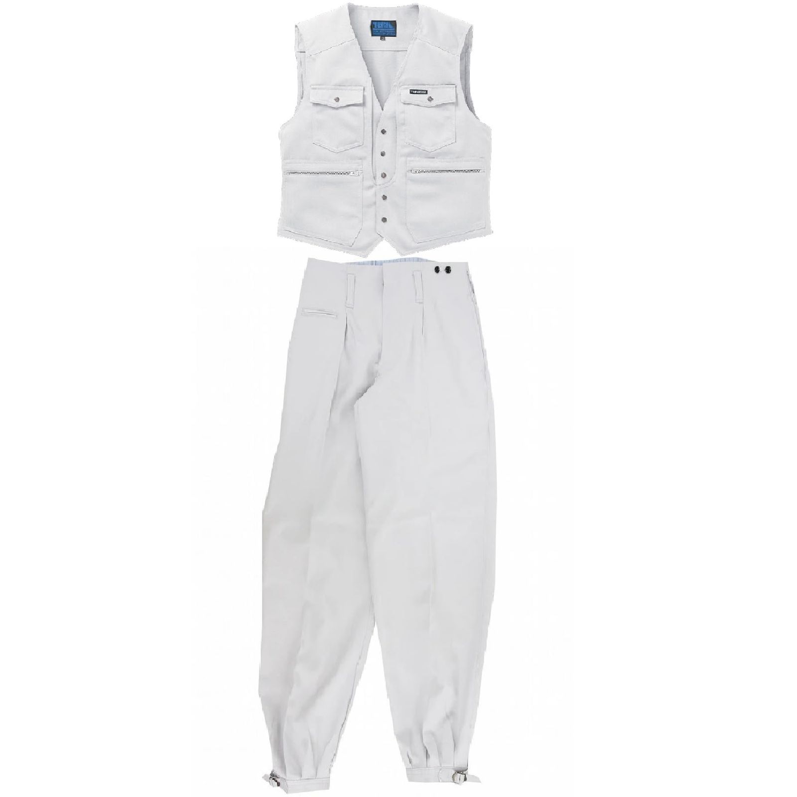 新品 [寅壱] 寅一 3920シリーズ 上下セットベスト×ロングニッカ 鳶服