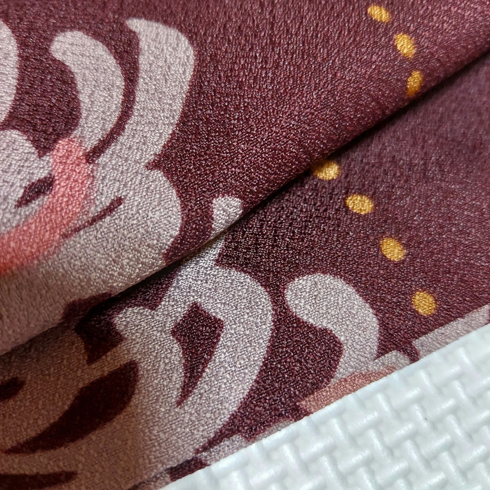 ポリエステル着物専門店in.style◇美品◇小紋着物◇単衣◇広衿◇洗える