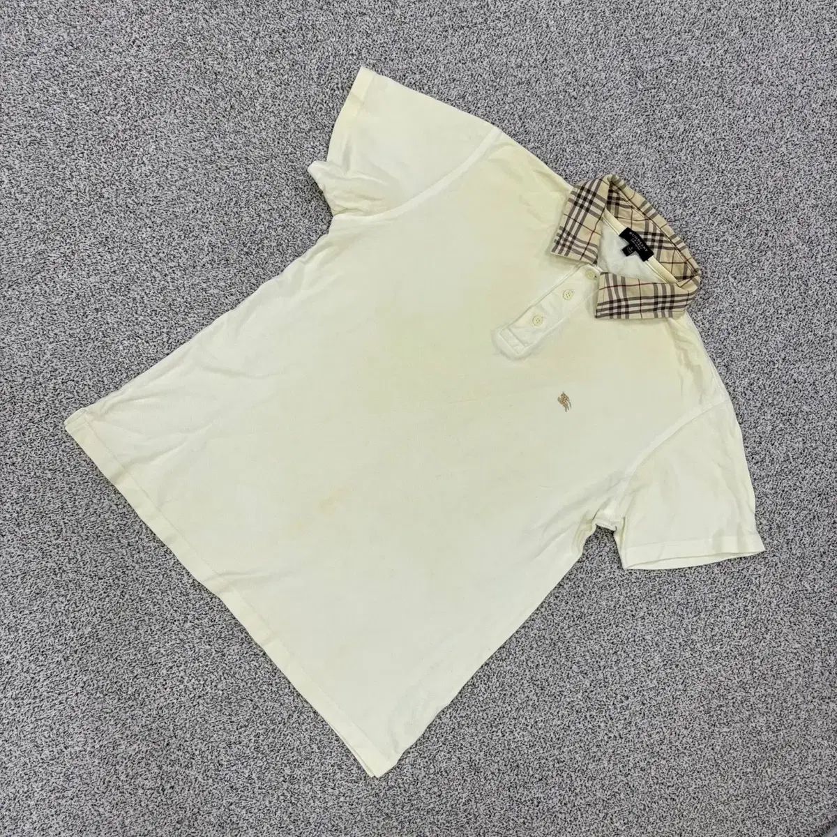 S バーバリー 半袖 ノヴァチェック PK カラーTシャツ 0520J