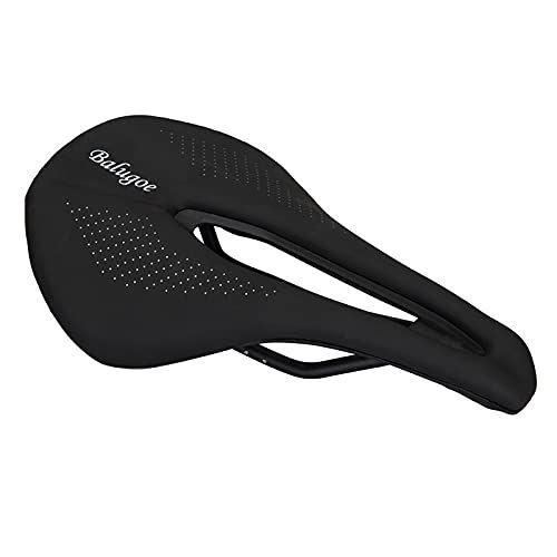 jpfashioning自転車シートサドル MTBロードバイクサドル マウンテンバイク PU通気性 穴あき ソフトクッション 衝撃吸収 お尻痛くない(沖縄・離島の方不可) 3ced2776