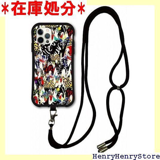 スマホショルダー付 iPhone16互換品 ケース i-coronケース スマホケース スカラー ScoLar デザイン アイフォン16互換品ケース 側面 保護 耐衝撃 スマホカバー 猫柄 シルエット ポップな切り替えし柄 2458