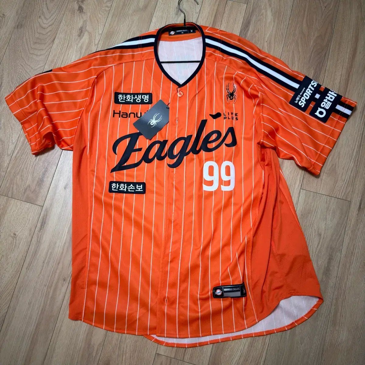 ハンファ・イーグルス 류현진(ヒョンジン) ビンフォーム レトロ 4XL 120サイズ