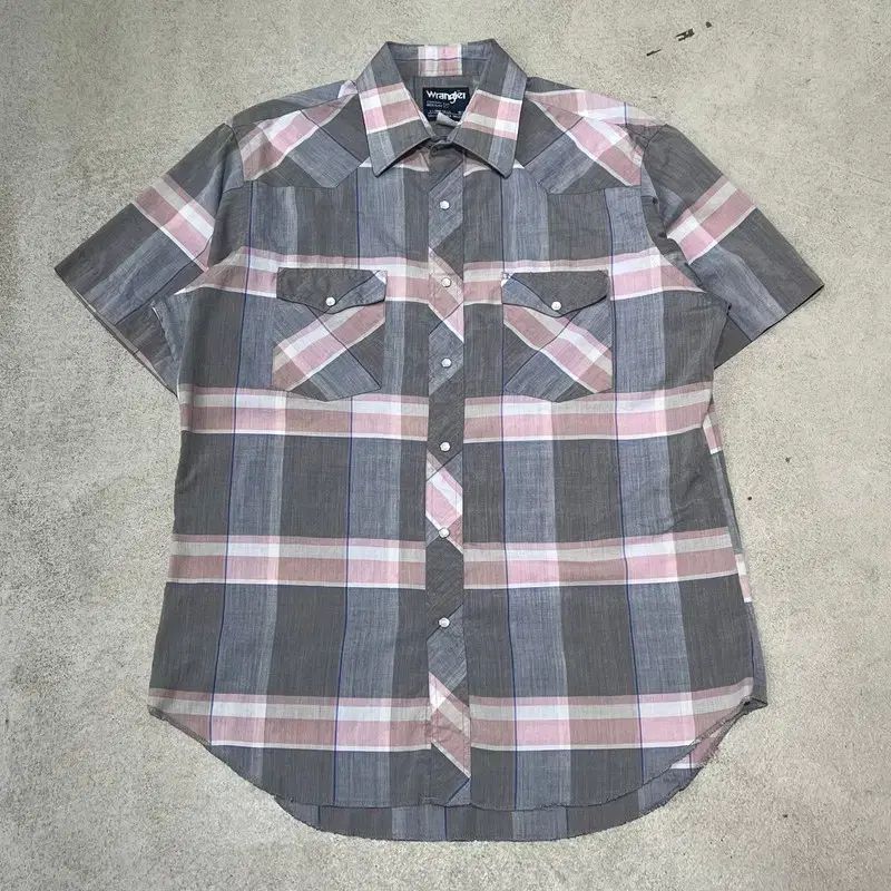 Wrangler(ラングラー) ウェスタン CHECK ハーフシャツ s11356