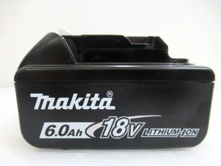 マキタ makita 18Vリチウムイオンバッテリ BL1860B 残容量表示付 中国製 中古■