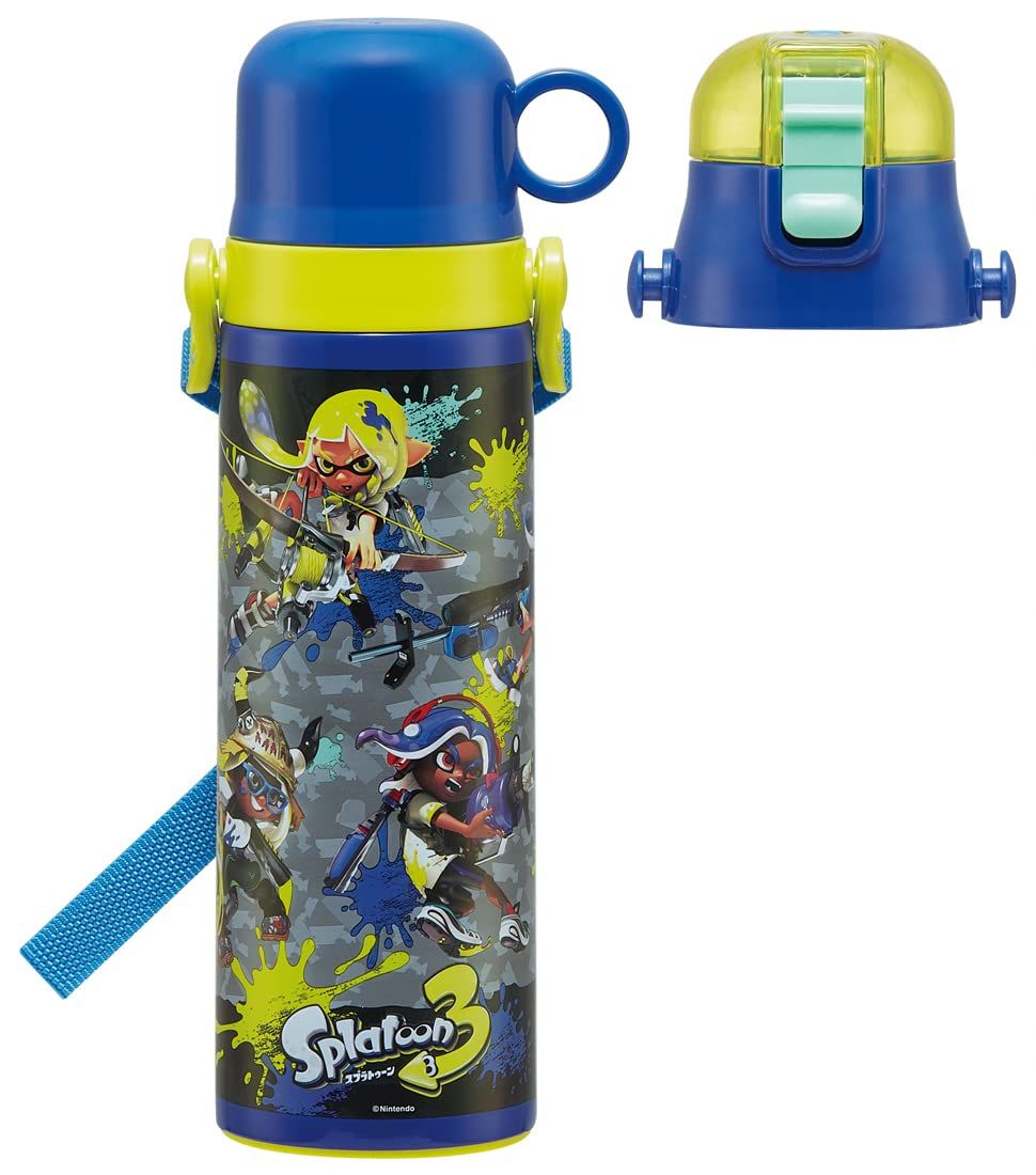 新品 スケーター(skater) 子供用 ステンレス 水筒 2way 直飲み 580ml コップ飲み 570ml スプラトゥーン3 子供に優しい軽量タイプ 男の子 保温・保冷waterbottle スポーツボトル かわいい キッズ 子供 こども 水瓶 SKDC 5,805円
