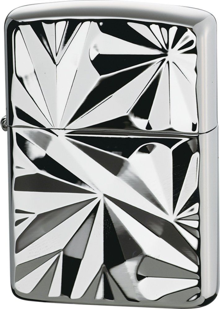 新品 ZIPPO(ジッポー) ライター シルバー アーマー シャイニーカット 両面加工 ダイアノシルバー