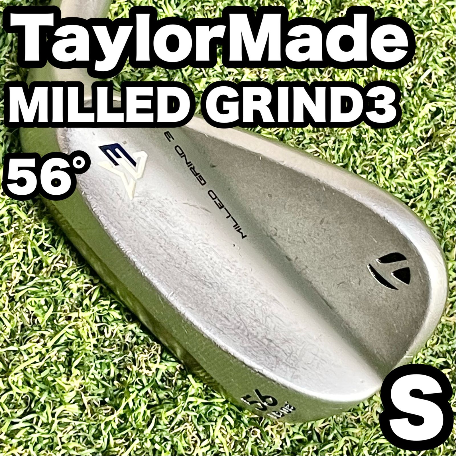 TaylorMade MILLED GRIND3 テーラーメイド ミルドグラインドスリー ウェッジ 56° メンズ S 右 大人気 良品 SW サンドウェッジ スチールシャフト 送料無料