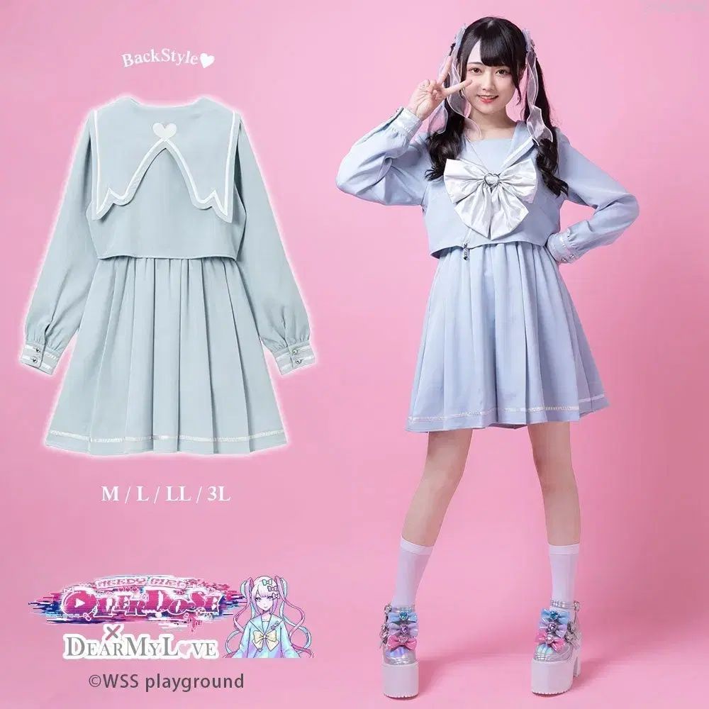出品)ディアマイラブ(DearMyLove) NEEGY GIRL OVERDOSE 超TEN コラボ ワンピース 量産型 地雷系