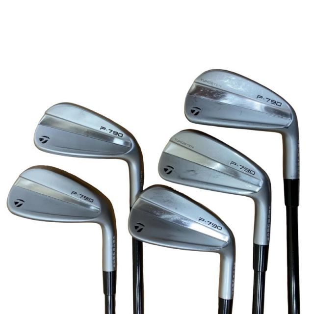 【中古】 テーラーメイド Taylor Made P・790(2023) 5S アイアンセット IR 純正特注シャフト (フレックスS) メンズ 男性用 右利き 右用 Bランク ゴルフクラブ