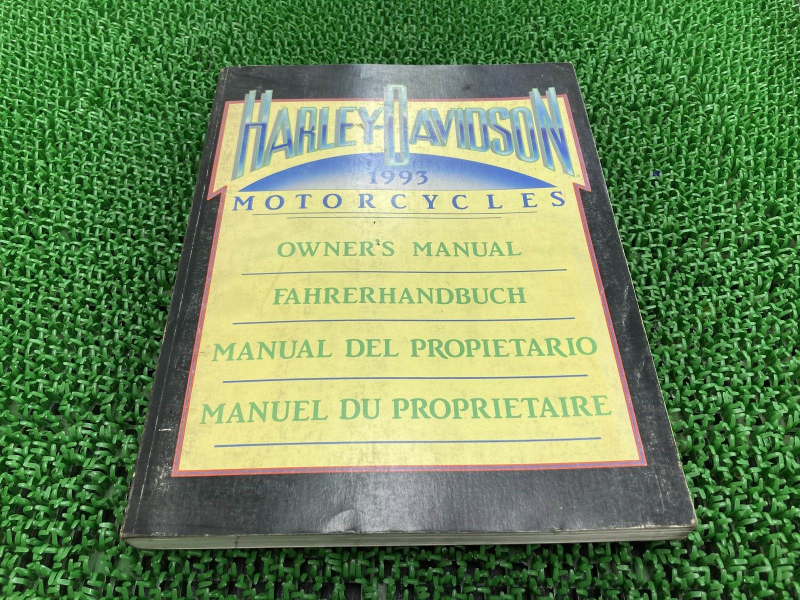オーナーズマニュアル 英語版 ハーレー 正規 中古 1993年全モデル Harley FLTC FXR Hh