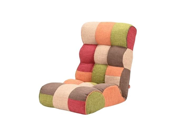 新品 ふんわり座面とリクライニング機能付きソファ座椅子 ﾋﾟｸﾞﾚｯﾄ JR PW-HIGH MULTI ハイバック パッチワーク