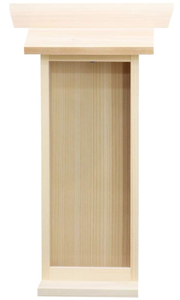 新品 国産高級神棚 札差 No116 ひのき製 神具 神棚 日本製 お札入れ 簡易神棚 高さ30cm×幅18cm