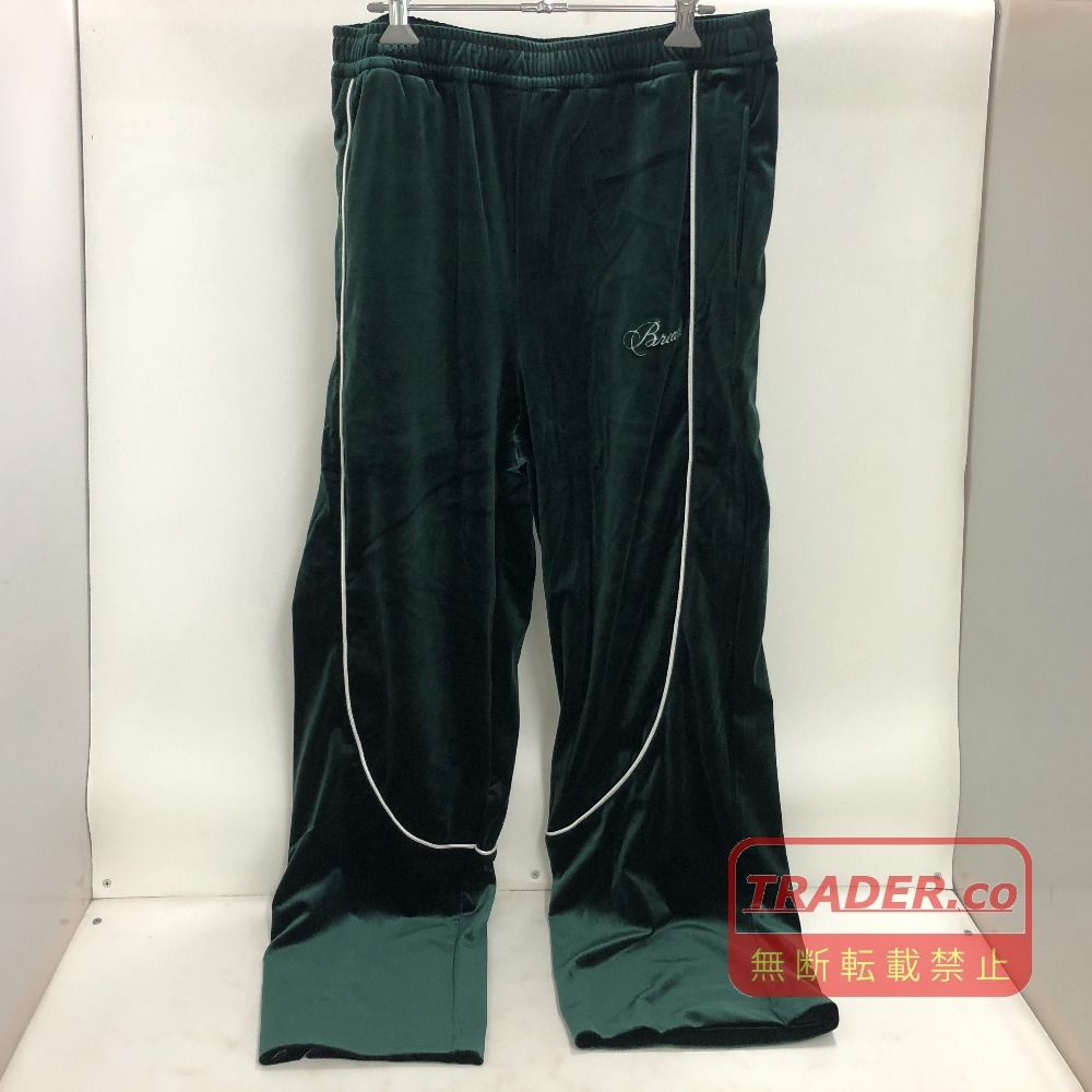 02w24770 BREATH ブレス SCRIPT LOGO PIPING VELOR TRACK PANTS グリーン M 中国製 メンズ 袋・タグあり パンツ ポリエステル BR24AW-P1001 【中古品】