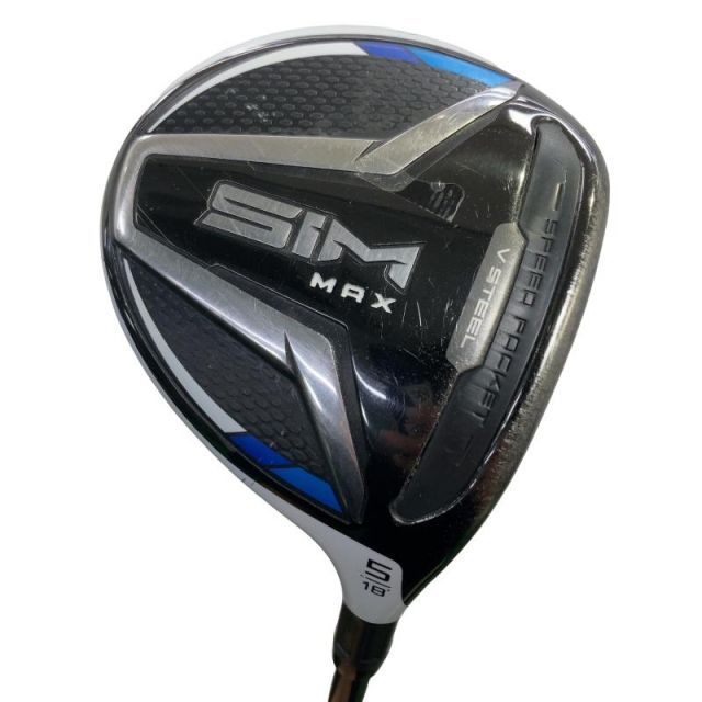 【中古】 テーラーメイド SIM MAX 5W フェアウェイウッド FW TENSEI BLUE TM50(FW) (フレックスR) メンズ 男性用 右利き 右用 Cランク ゴルフクラブ