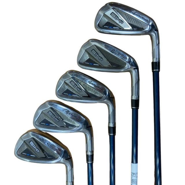 【中古】 テーラーメイド SIM2 MAX 5S アイアンセット IR TENSEI BLUE TM60(SIM2 IR) (フレックスS) メンズ 男性用 右利き 右用 Cランク ゴルフクラブ