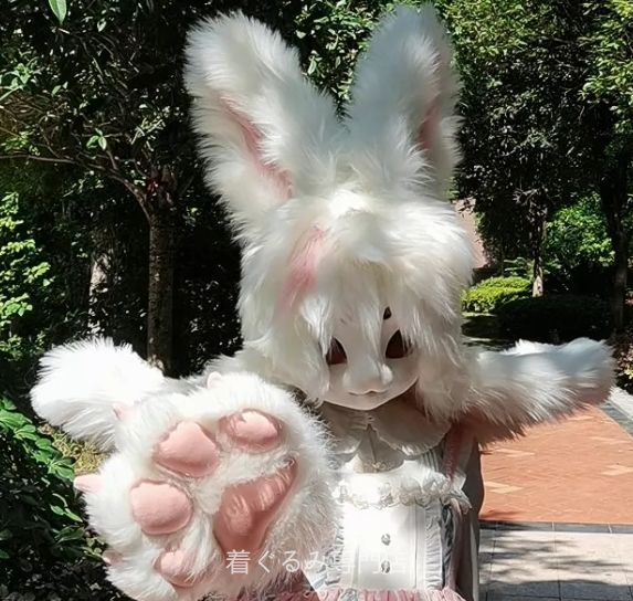 犬　猫　着ぐるみ ヘッド全頭　ヘッド ケモノ ファースーツ ぬいぐるみ コスプレ コスチューム Kurumi 一点物 C65