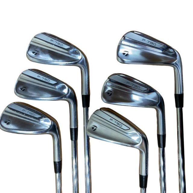 【中古】 テーラーメイド Taylor Made P・790(2019) 6S アイアンセット IR 純正特注シャフト (フレックスS) メンズ 男性用 右利き 右用 Cランク ゴルフクラブ