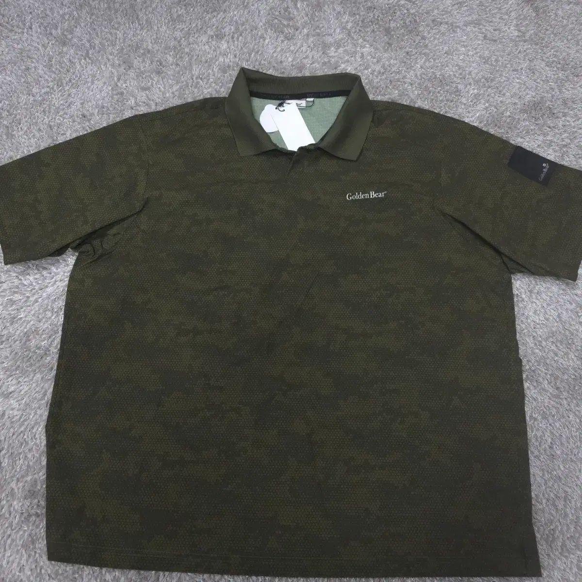 ゴールデンベア カモフラージュ 半袖 ポロTシャツ XL