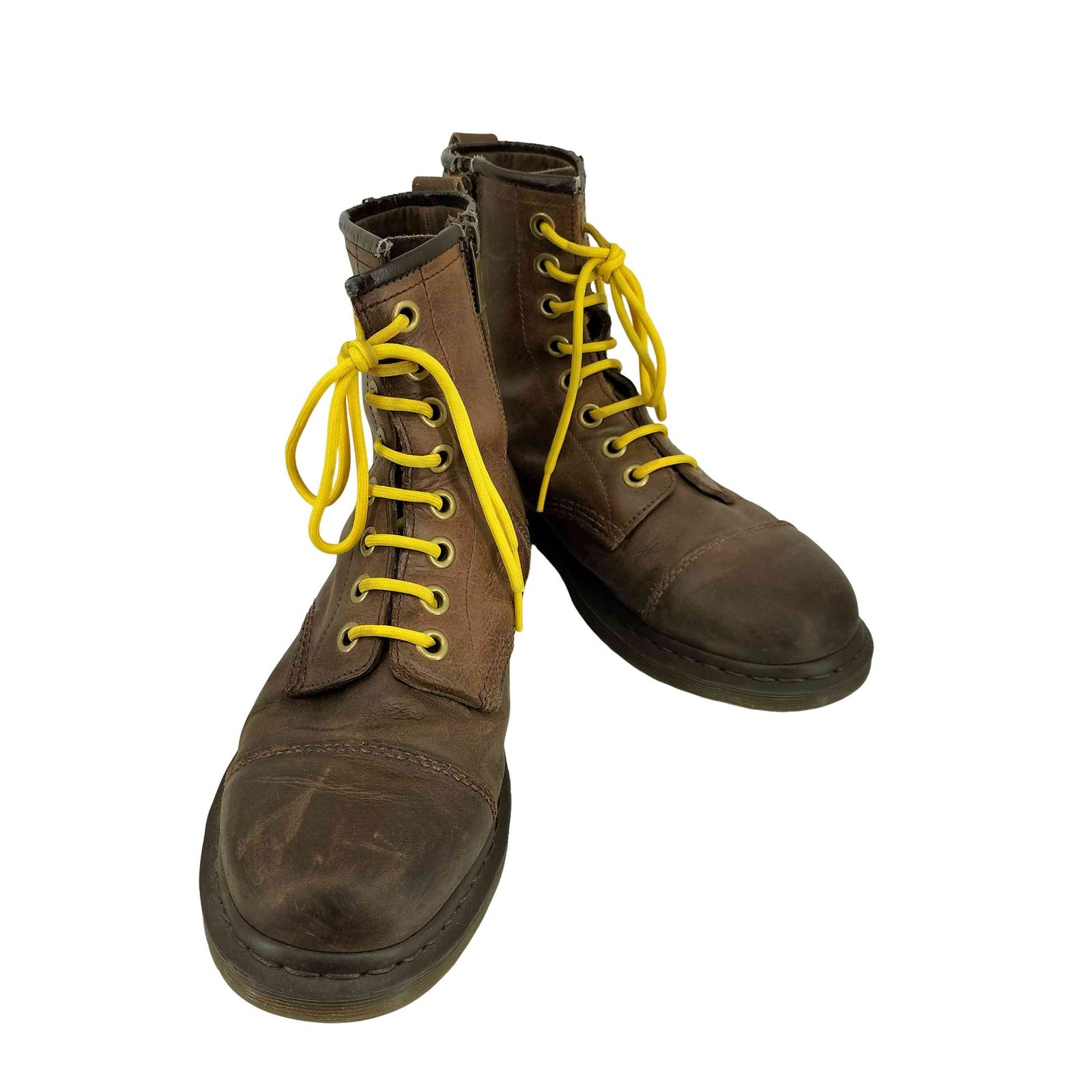 ドクターマーチン Dr.Martens ブラウンレザー 8ホールブーツ メンズ UK：10