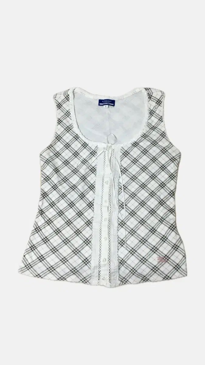 BURBERRY バーバリー ノヴァチェック チェック レイ レース スリーブレス