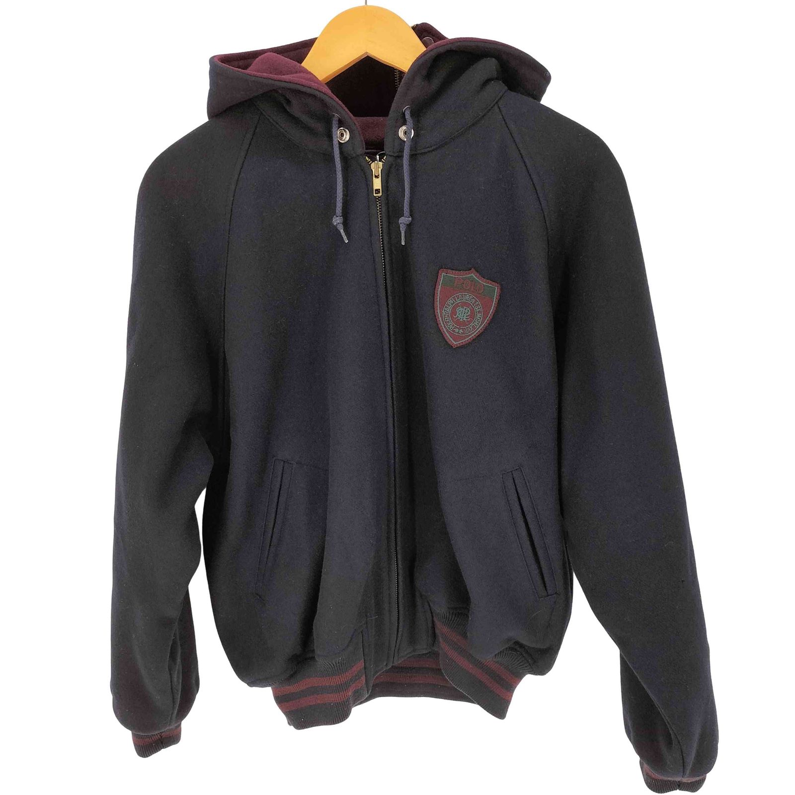 ポロラルフローレン POLO RALPH LAUREN メルトン フード スタジャン