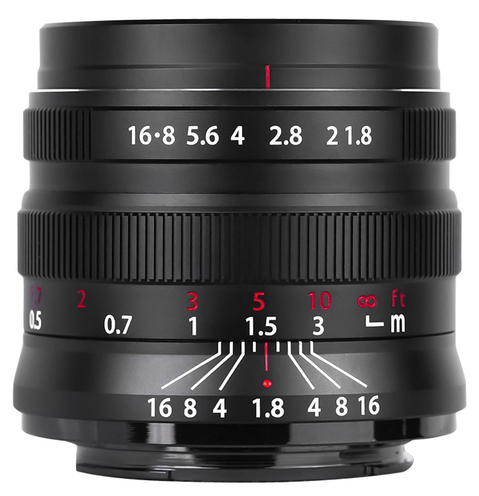 新品 ブライティン スター (Brightin Star) 単焦点レンズ MF 55mm F1.8 ソニーEマウント フルサイズ対応 マニュアルフォーカス 航空用ハイグレードアルミ鏡筒 091238
