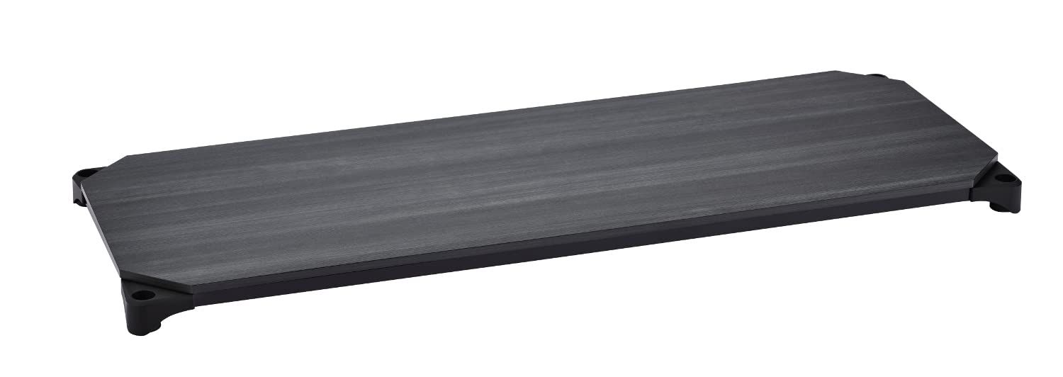 新品 エレクター ベーシックシリーズ ウッドシェルフ W750xD450mm ブラックウッド ブラックフレーム 棚用 B1830MBB1 ホームエレクター後継品