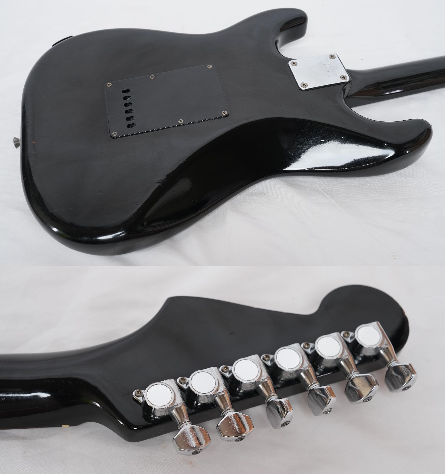 ☆FERNANDES ST-40 ALL BLACK 2H Stratocaster BLACK MADE IN JAPAN 80