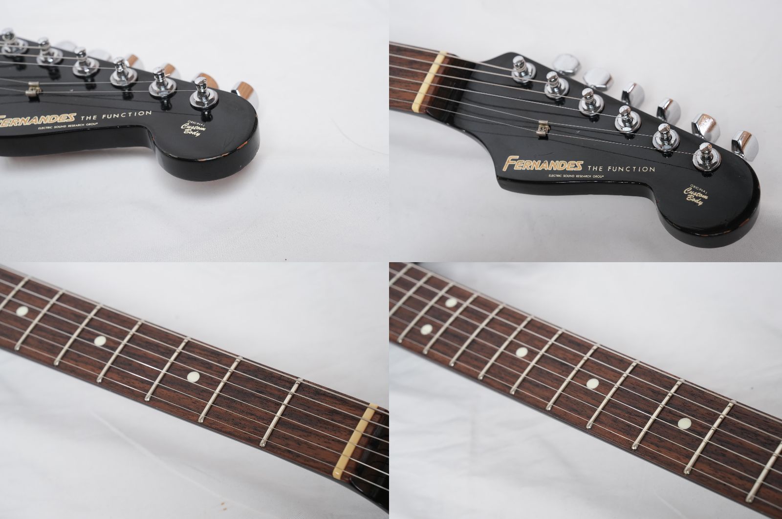 ☆FERNANDES ST-40 ALL BLACK 2H Stratocaster BLACK MADE IN JAPAN 80