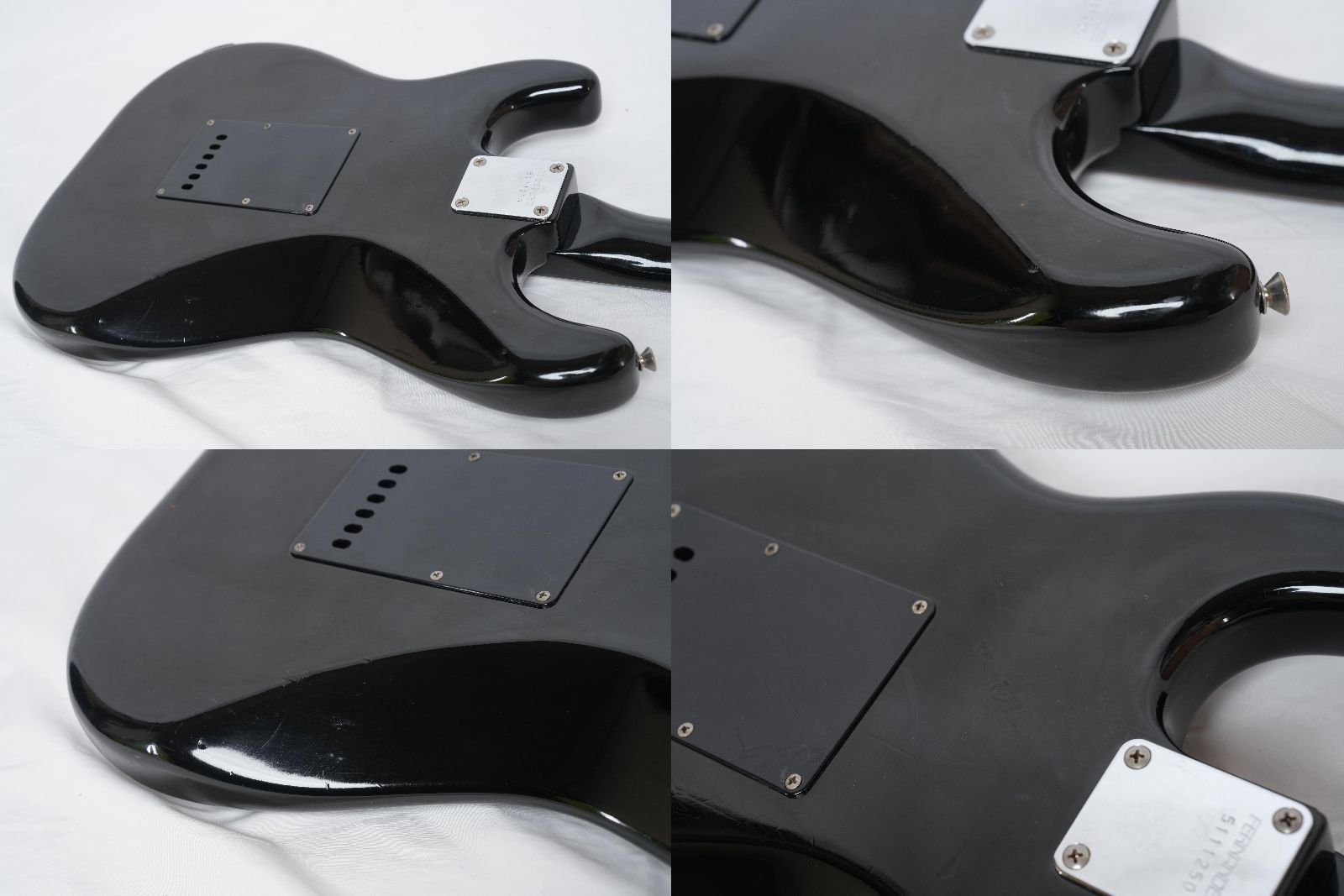 ☆FERNANDES ST-40 ALL BLACK 2H Stratocaster BLACK MADE IN JAPAN 80