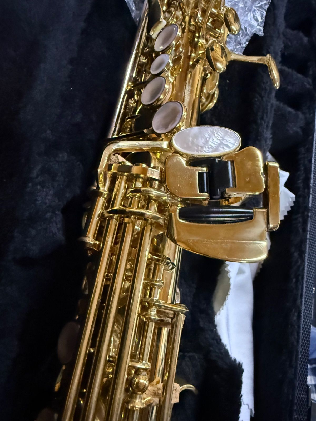 ソプラノサックス　ヤナギサワ　S-WO10 極上美品　YANAGISAWA 新宿ヤナギサワクロッシュで2026年5月に調整　好条件な逸品