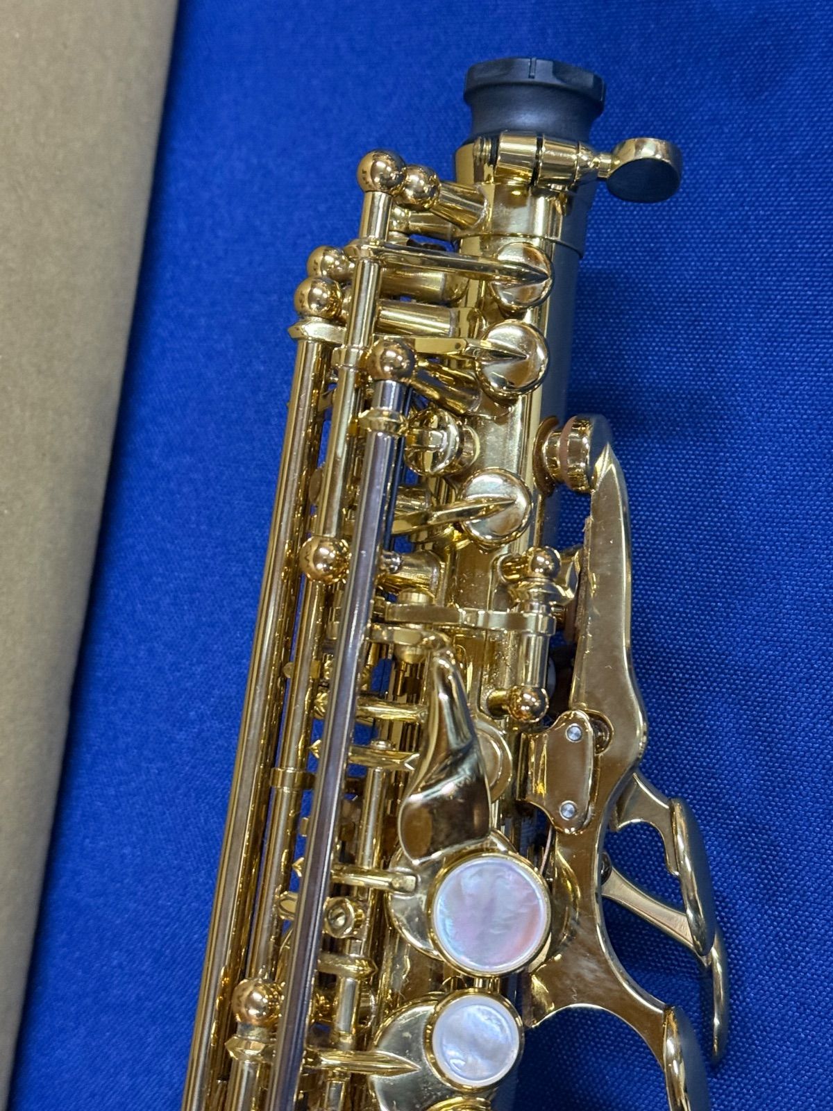 ソプラノサックス　ヤナギサワ　S-WO10 極上美品　YANAGISAWA 新宿ヤナギサワクロッシュで2026年5月に調整　好条件な逸品