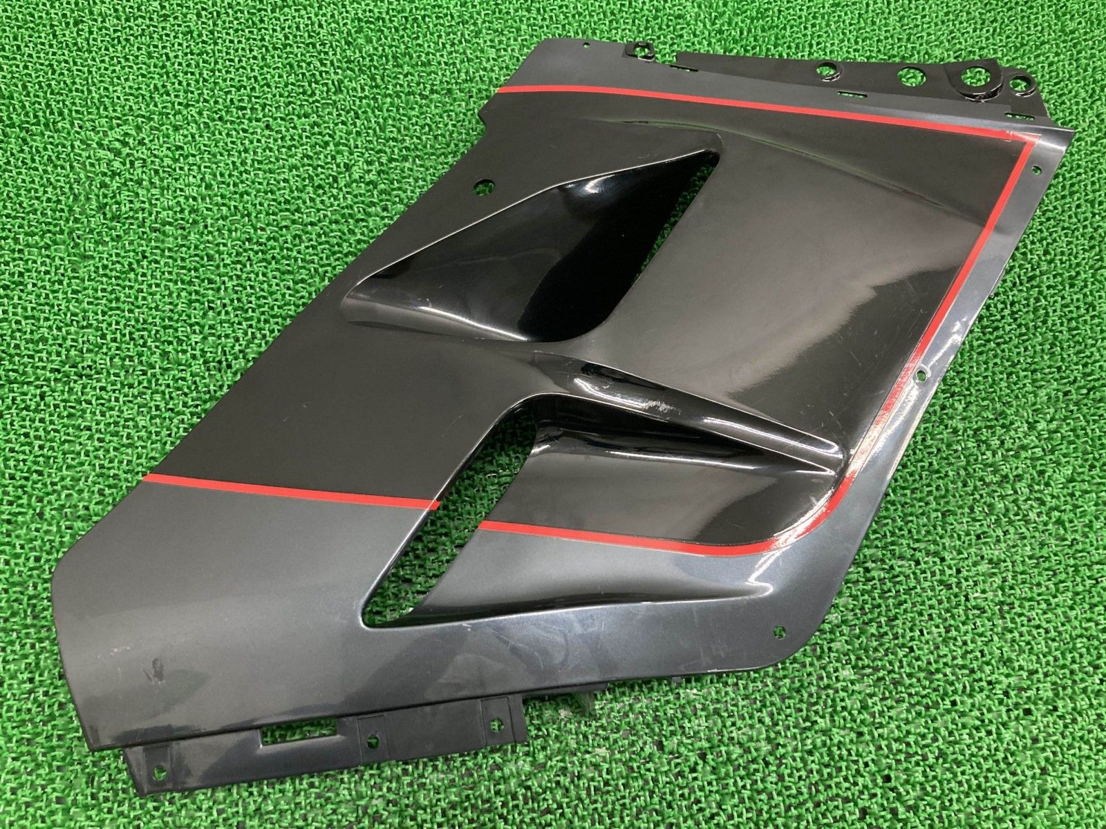 GPZ1000RX サイドカウル 右 ガンM/黒 55028-1096 カワサキ 純正 中古 ZX1000A 希少 Rz