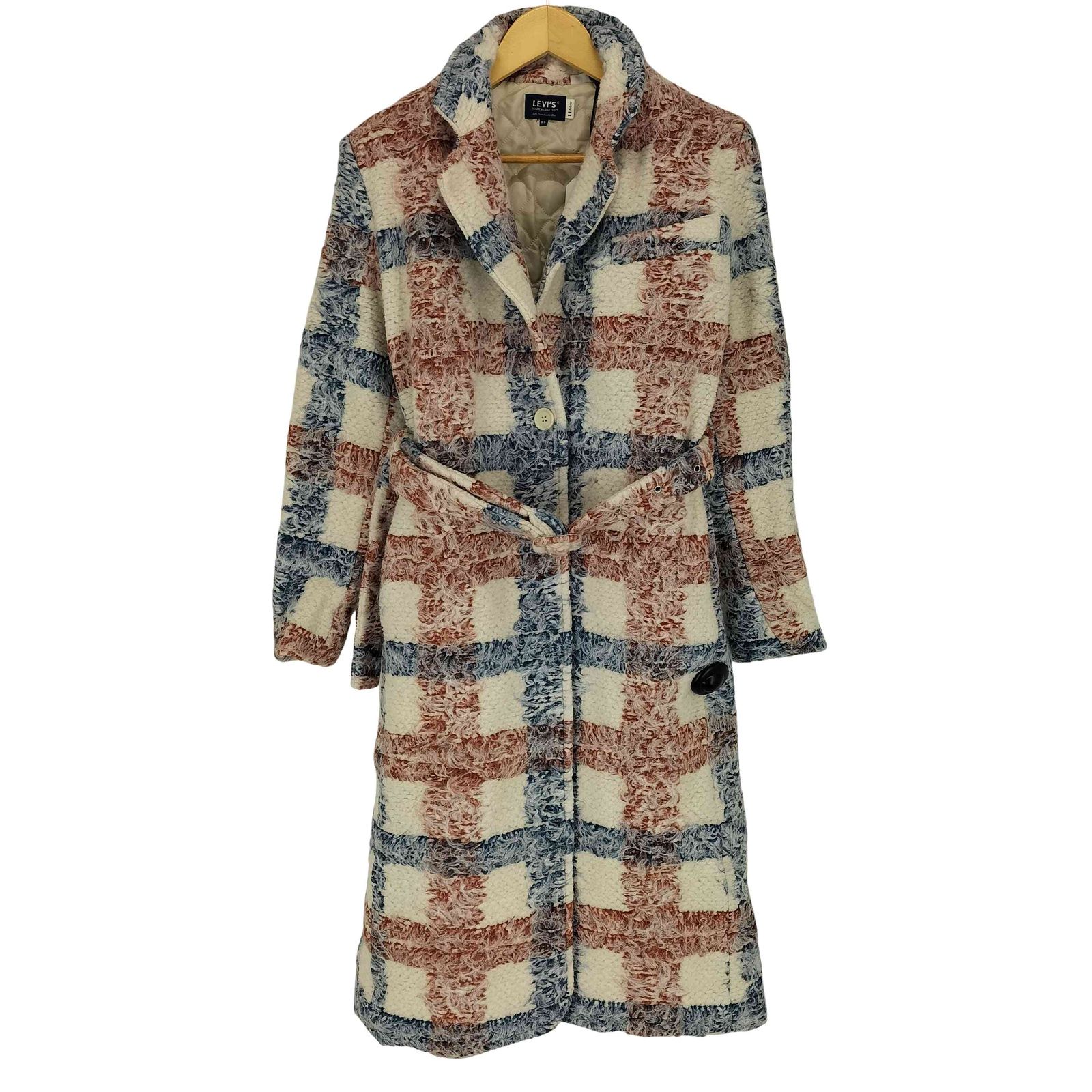リーバイスメイドアンドクラフテッド Levis Made & Crafted Brush Plaid Overcoat レディース JPN：S