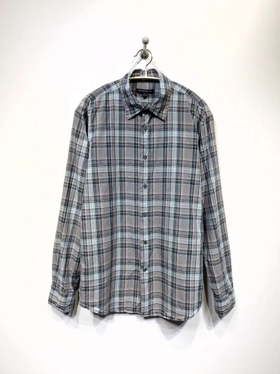 ジョン バルベトス(John Varvatos)コットン チェック シャツ