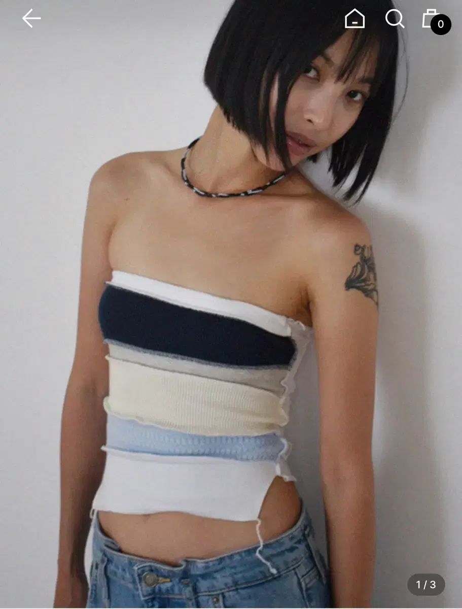 comfyloveclub チューブトップ
