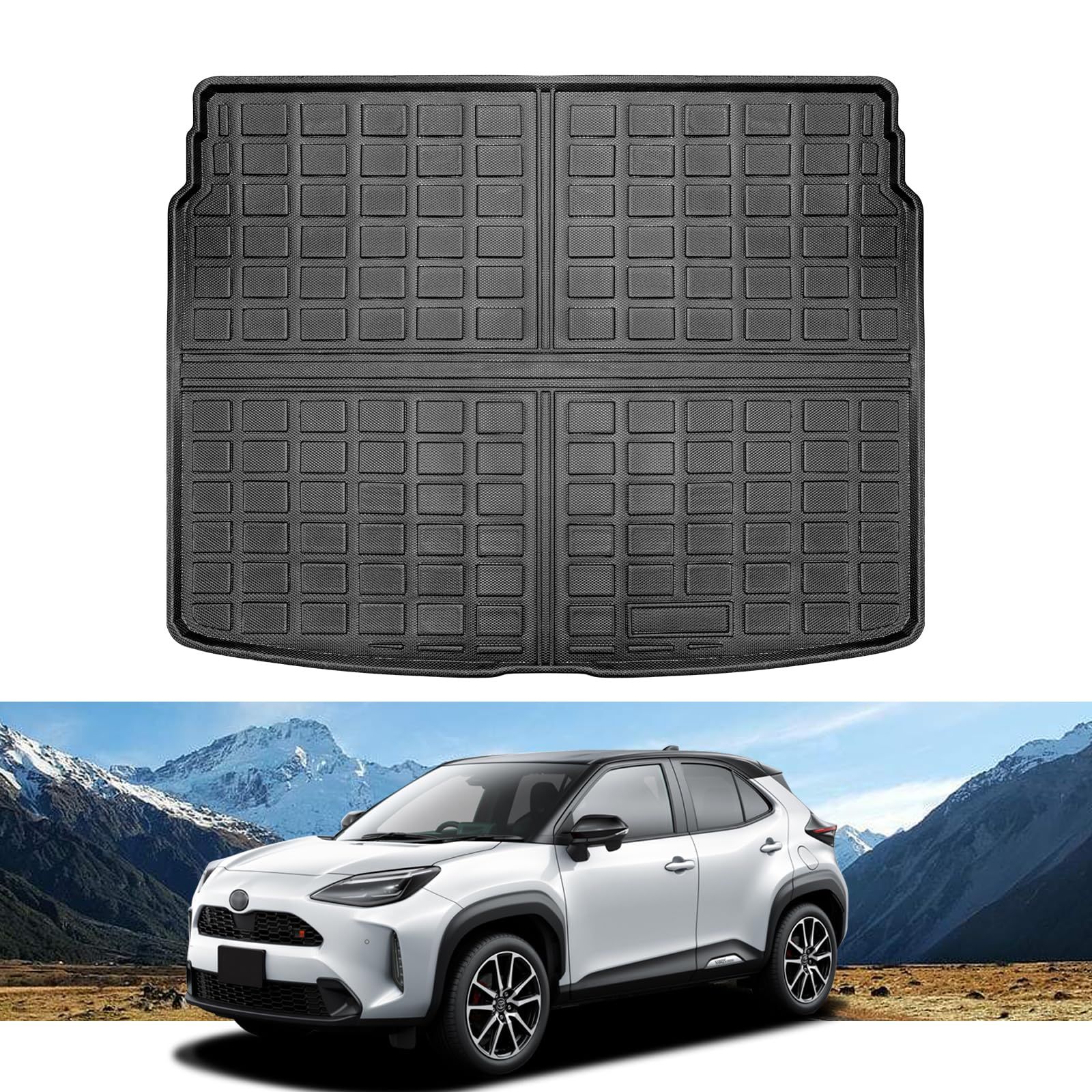 新品 Antsvnnラゲッジマットトヨタ ヤリス ラゲッジマットラゲッジトレイ トランクマット YARIS Cross 2020.2-現行 3Dラゲッジマット TPE 全天候型 防水滑り止め耐汚保護 手入れ簡単 4,841円