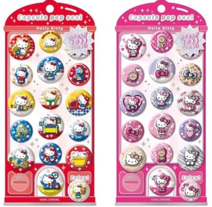 サンリオ カプセルポップシール8種 - メルカリ