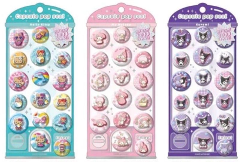 サンリオ カプセルポップシール8種 - メルカリ